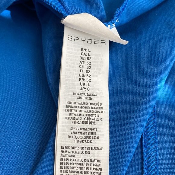 Spider men’s long sleeve active thermal shirt - Picture 7 of 8